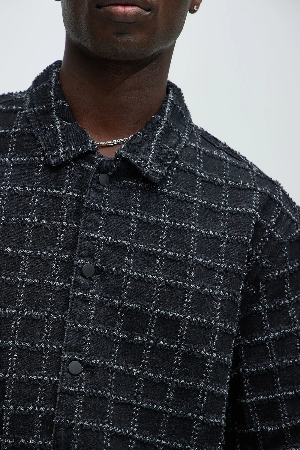 NovaMen Saturday Morning Distressed Denim Shirt