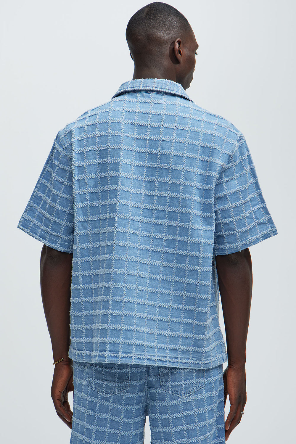 NovaMen Saturday Morning Distressed Denim Shirt