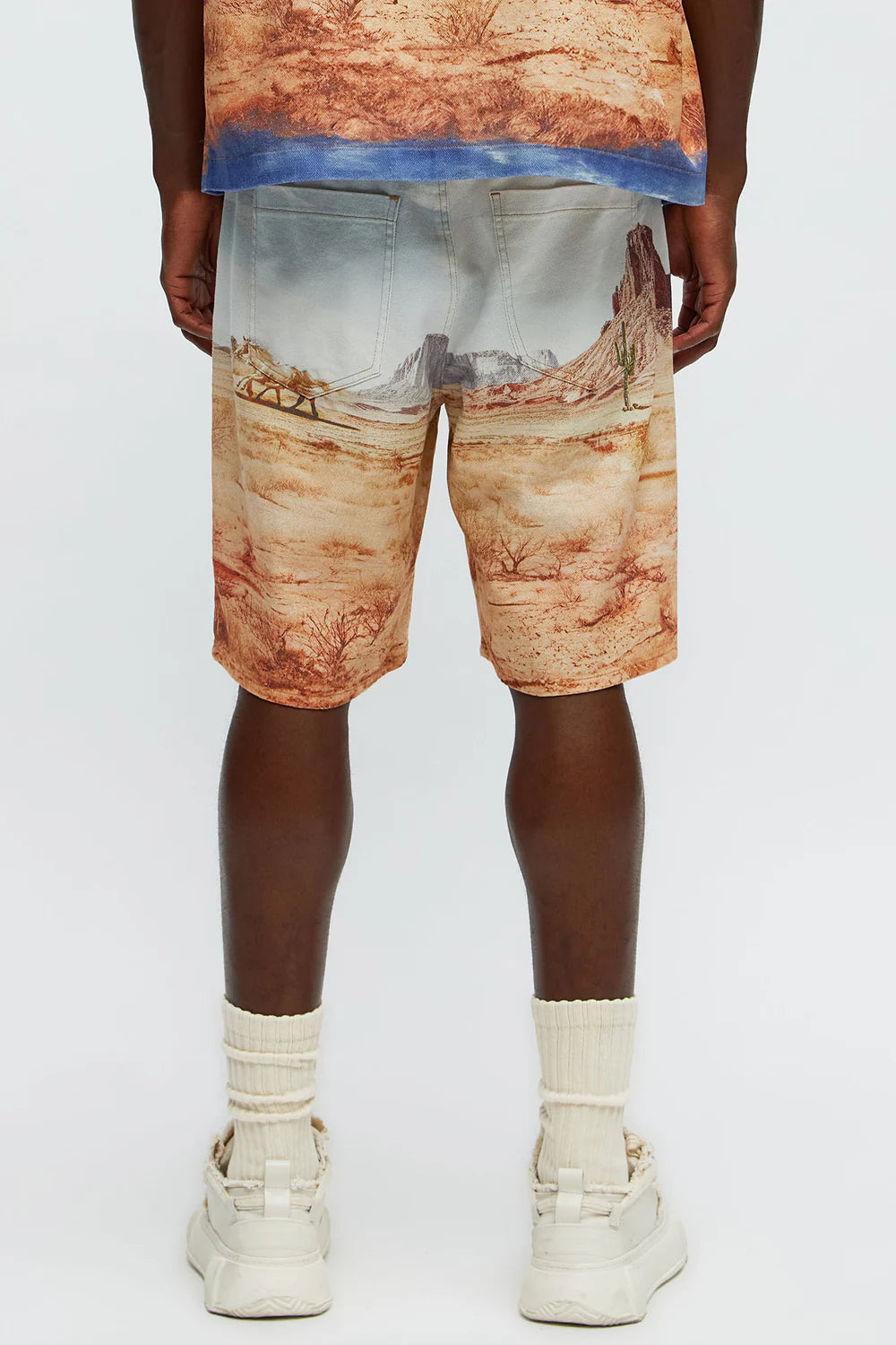 NovaMen Stand Off Relaxed Denim Shorts