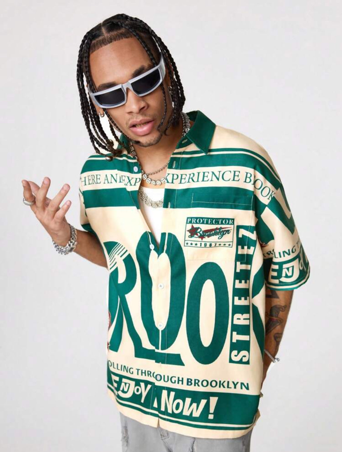 Manfinity StreetEZ Men’s Oversized Shirt