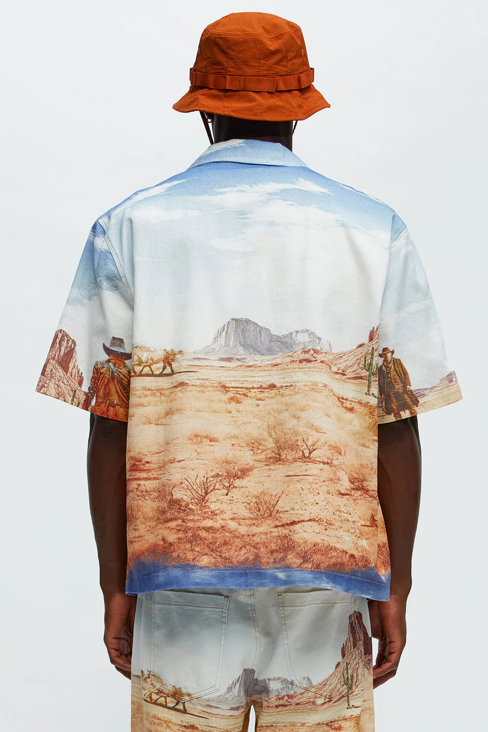 NovaMen Stand Off Cuban Collar Shirt