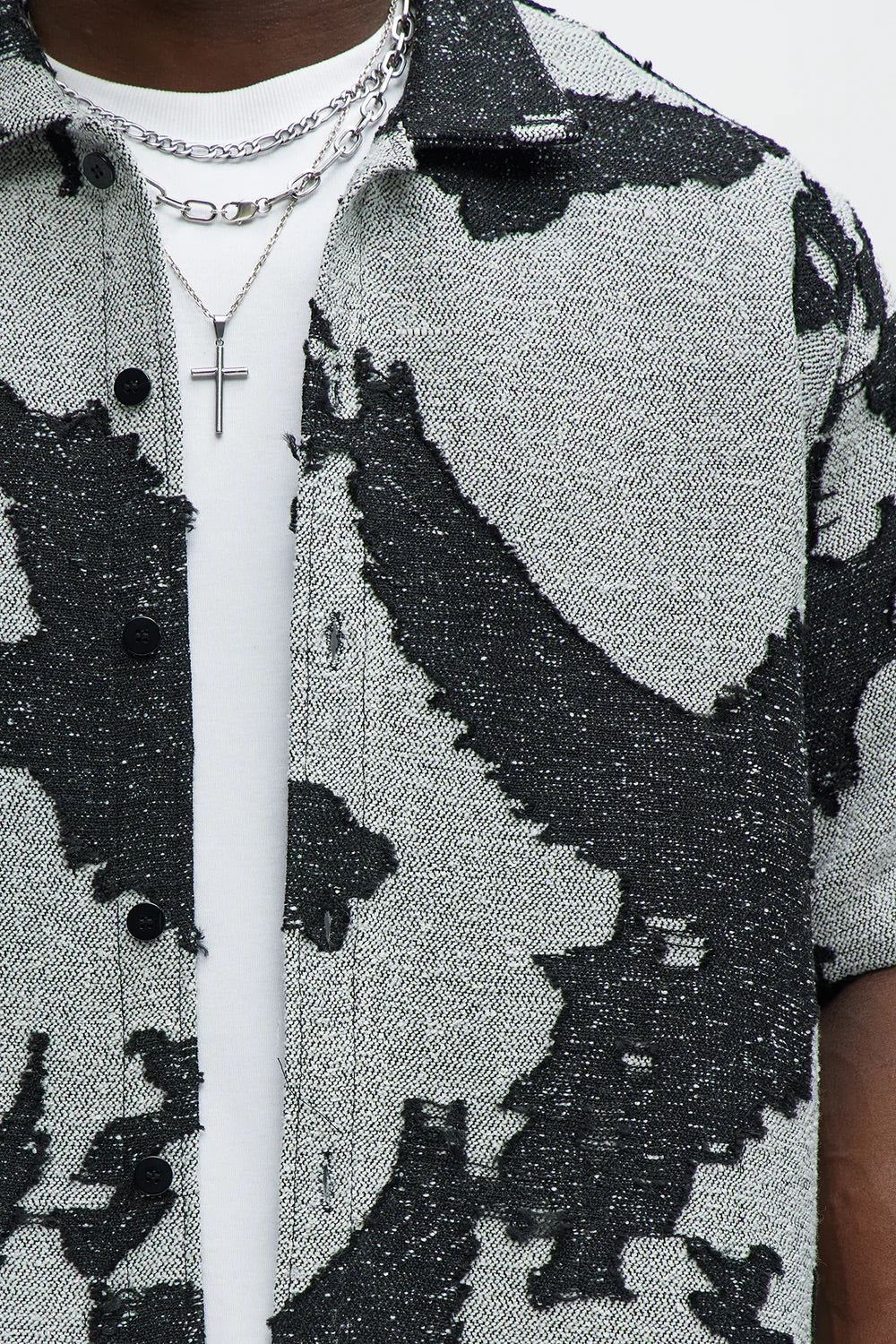 NovaMen Inkblot Button Up Shirt