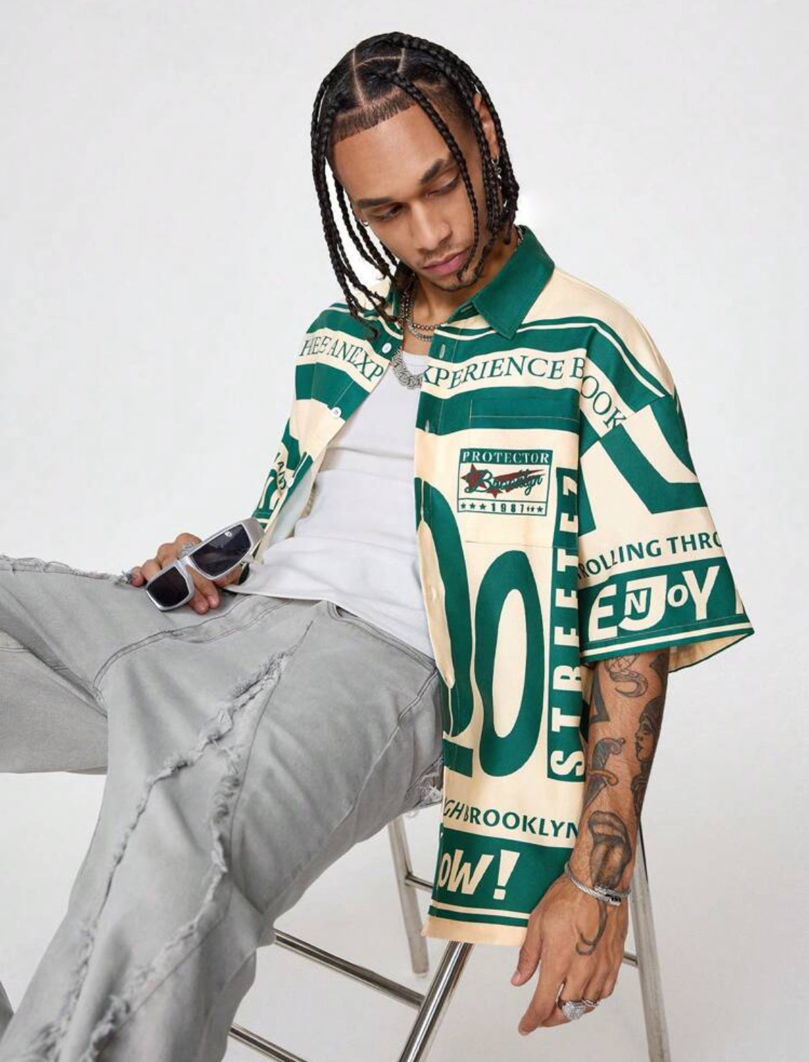 Manfinity StreetEZ Men’s Oversized Shirt