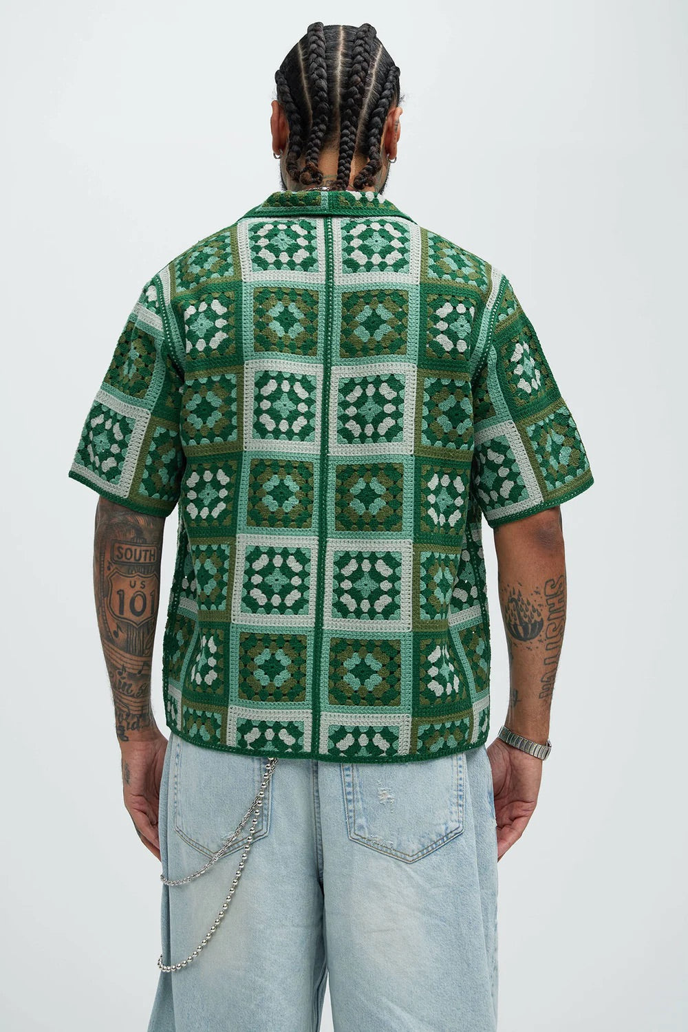NovaMen Nolan Textured Shirt - Green