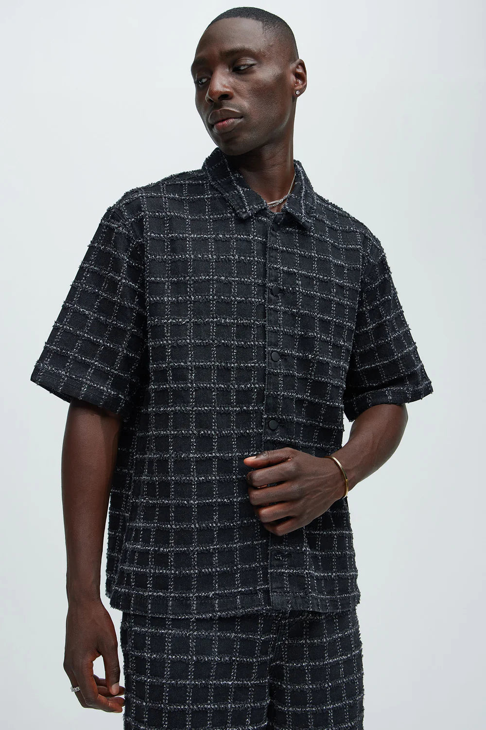 NovaMen Saturday Morning Distressed Denim Shirt