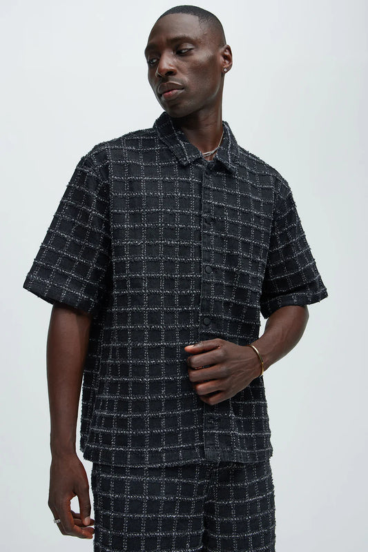 NovaMen Saturday Morning Distressed Denim Shirt