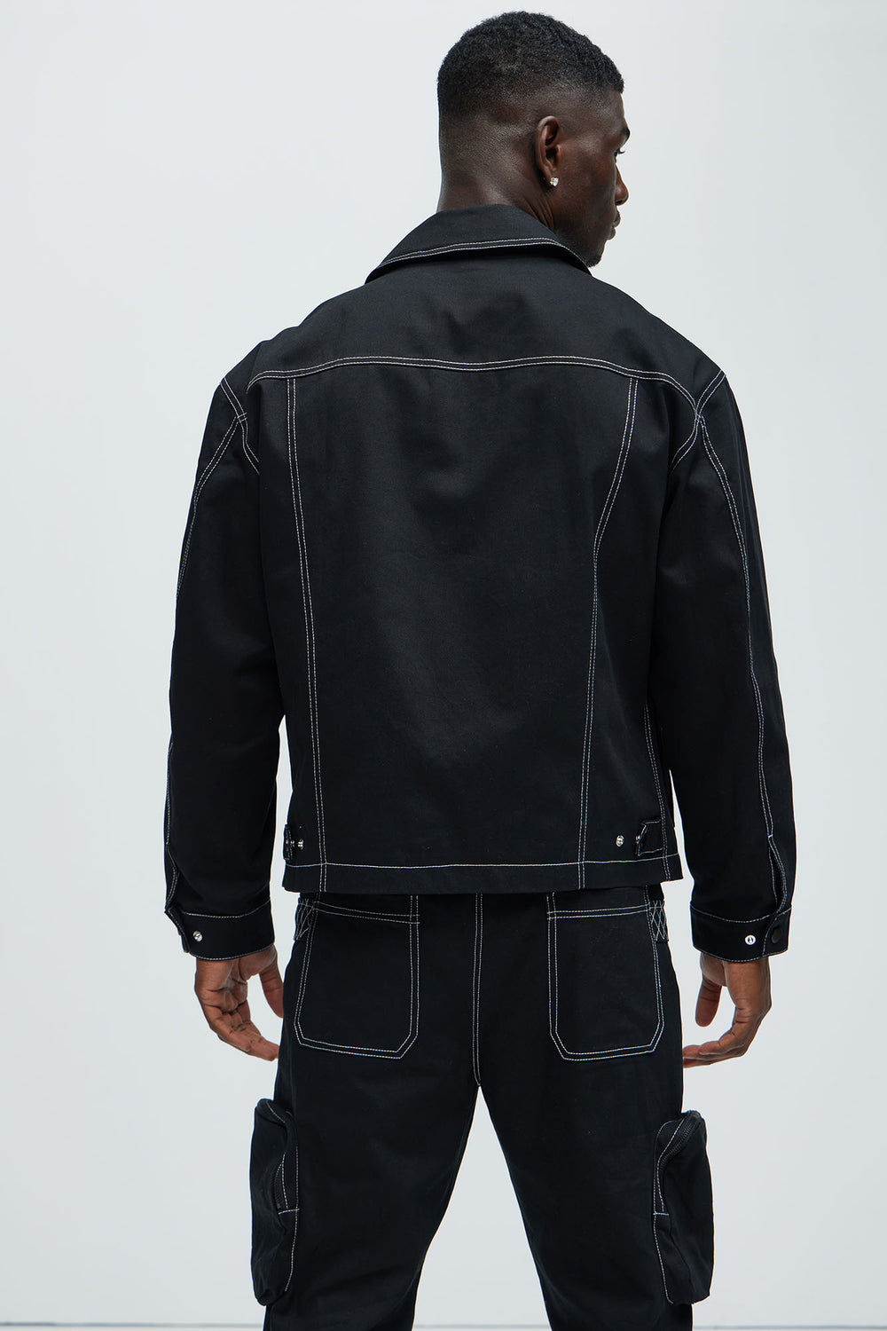 NovaMen Galactic Zip Up Work Jacket