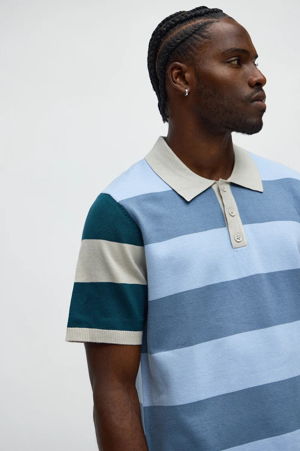 NovaMen Relaxed Multi Color Dreamer Knitted Polo