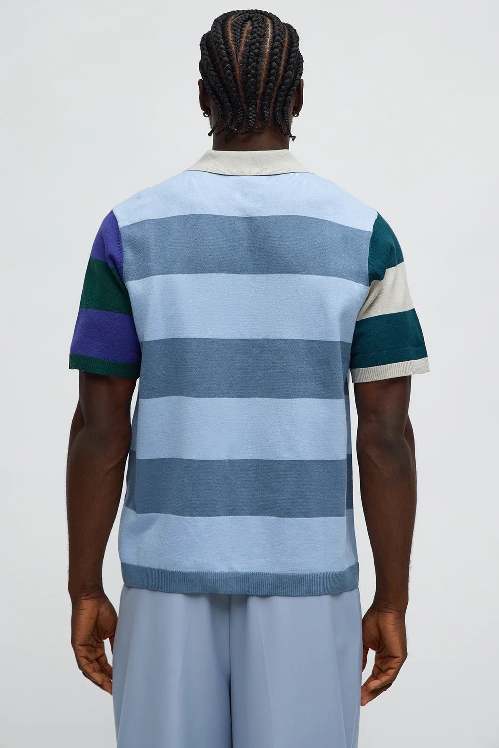 NovaMen Relaxed Multi Color Dreamer Knitted Polo