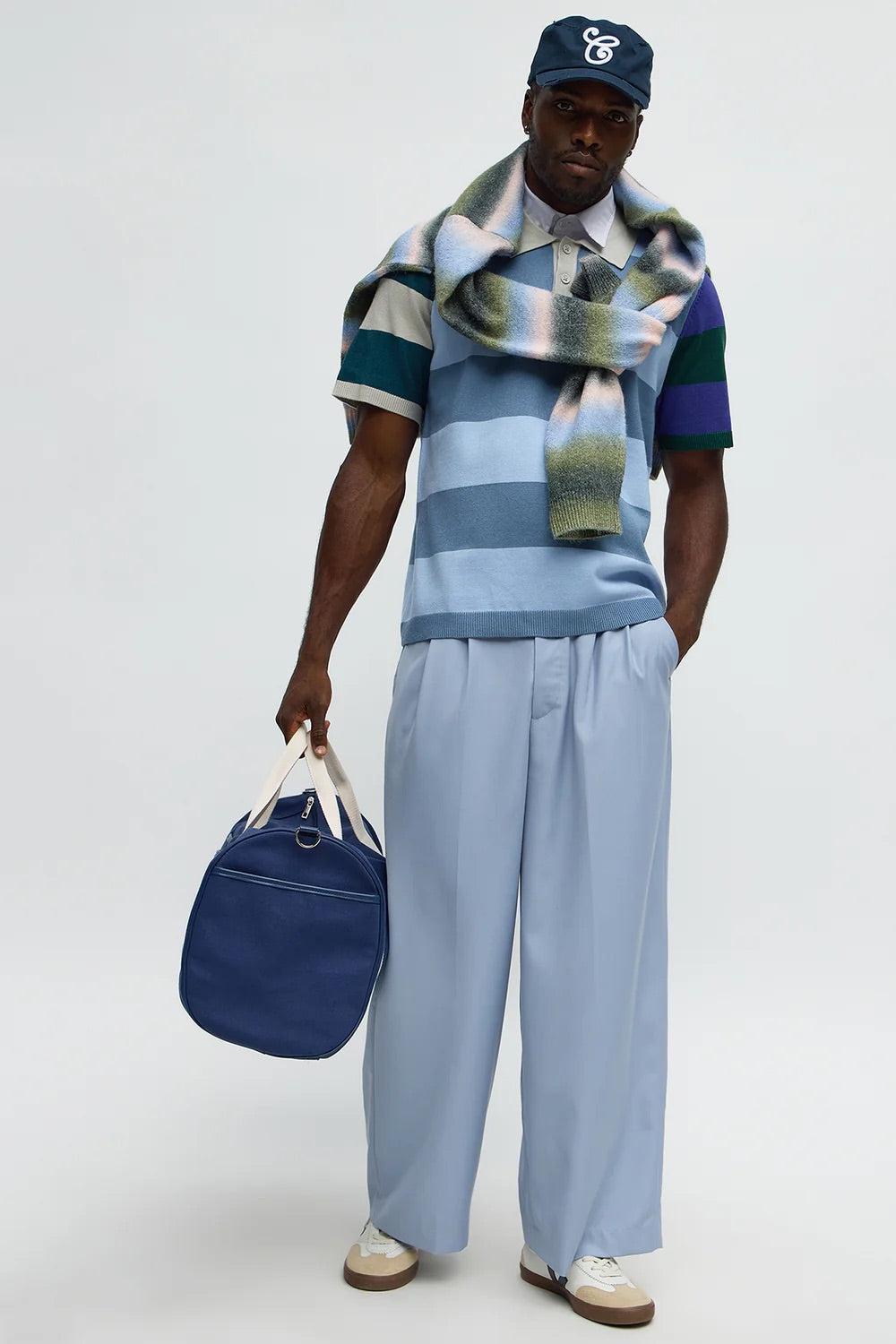 NovaMen Relaxed Multi Color Dreamer Knitted Polo