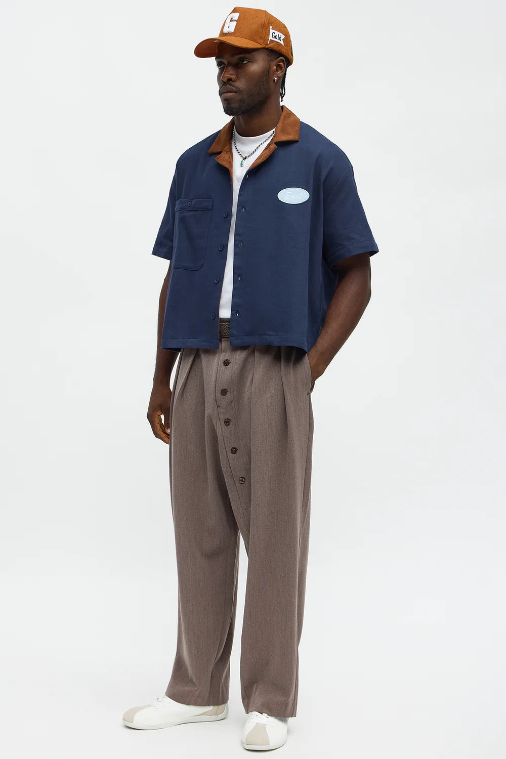 NovaMen Cropped Rustpoint Mechanic Button Up Shirt