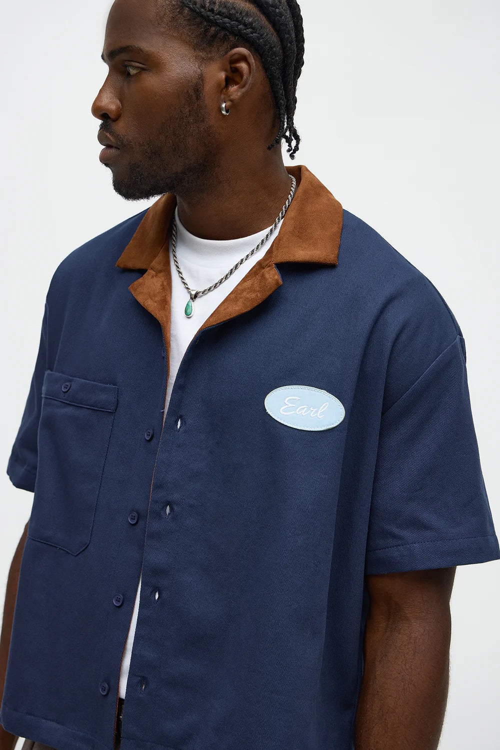 NovaMen Cropped Rustpoint Mechanic Button Up Shirt