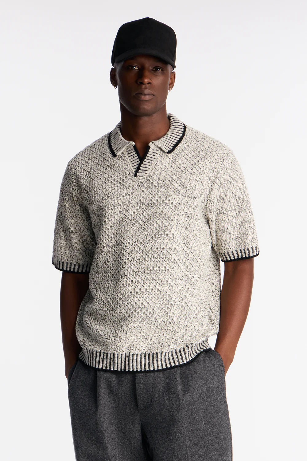 NovaMen Knit Mercer Johnny Polo