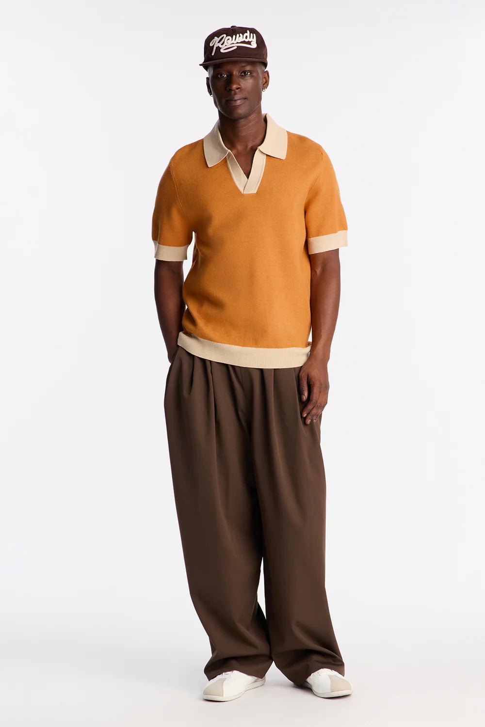 NovaMen Eastport Johnny Collar Knit Top