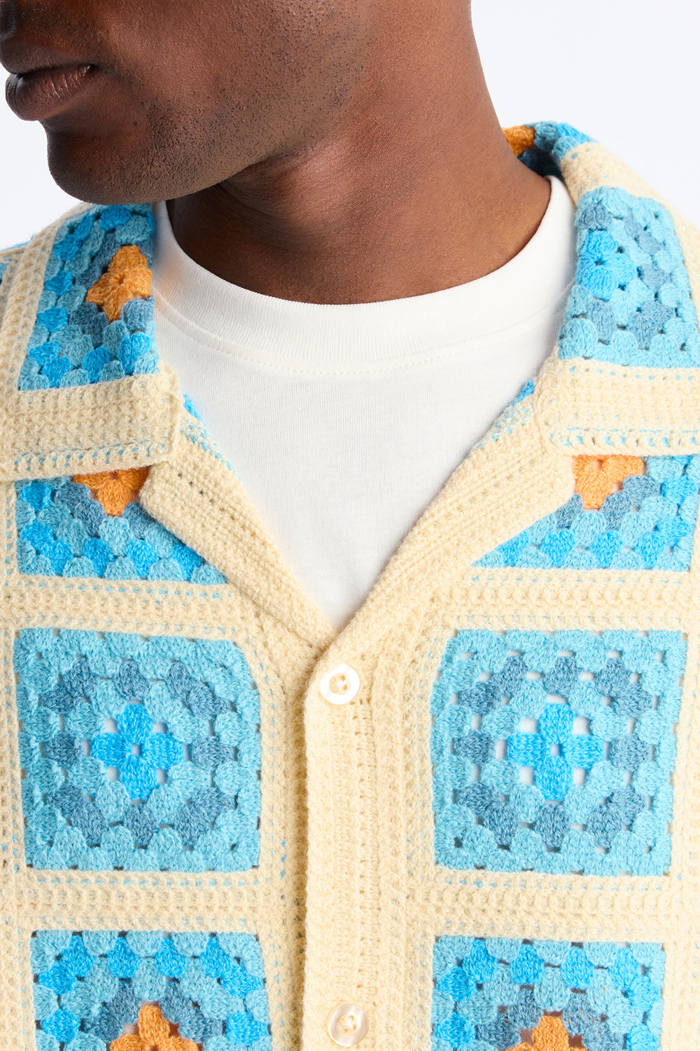NovaMen Nolan Textured Shirt - Blue