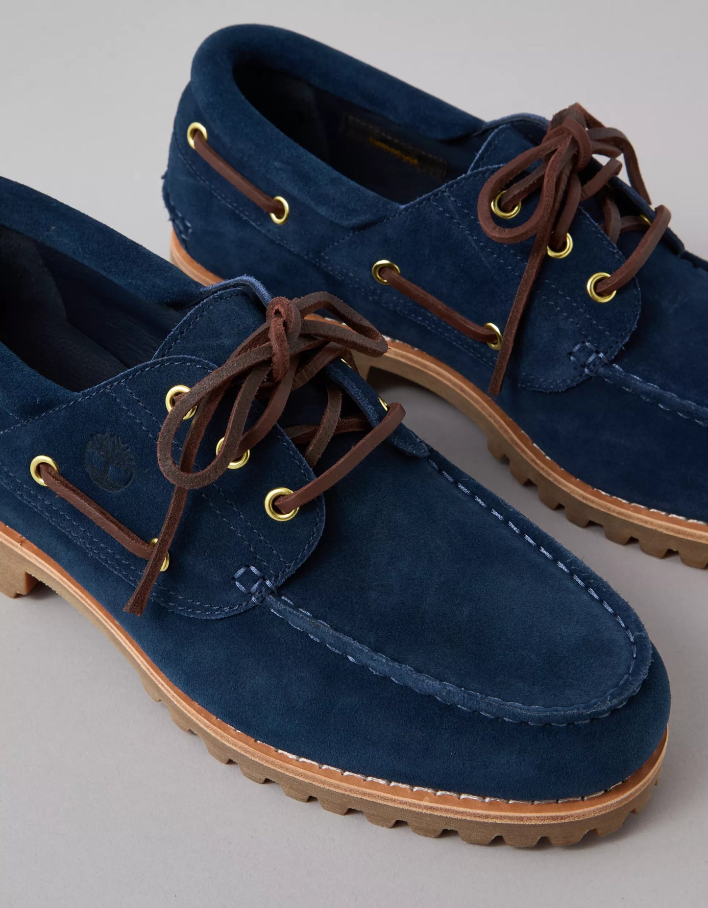 Men's Timberland x AE Indigo Suede Boat Shoe