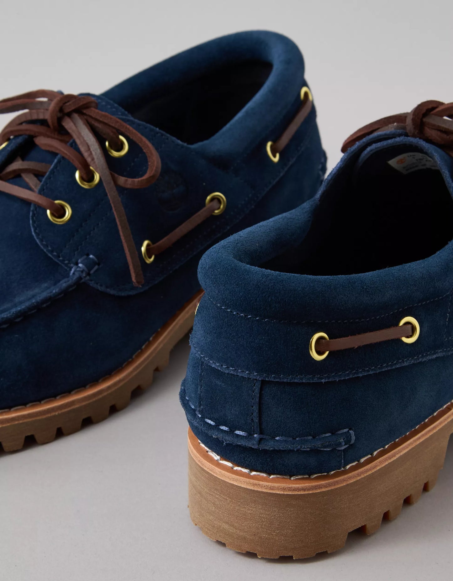 Men's Timberland x AE Indigo Suede Boat Shoe
