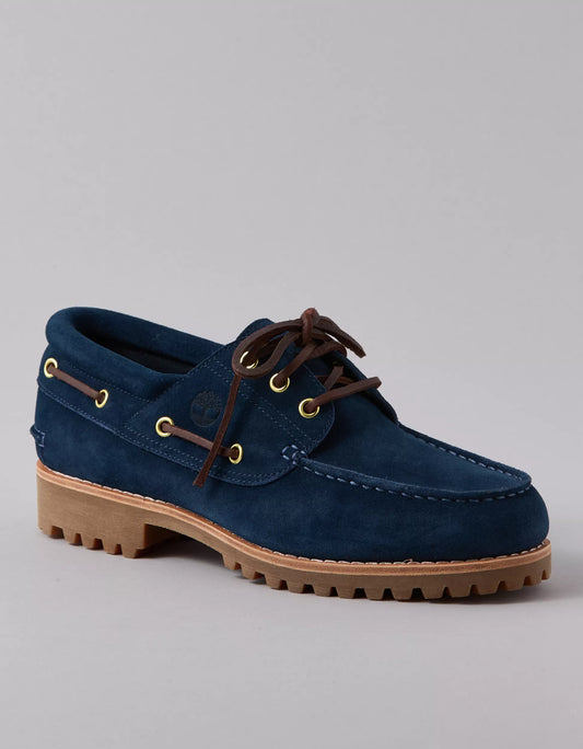 Men's Timberland x AE Indigo Suede Boat Shoe