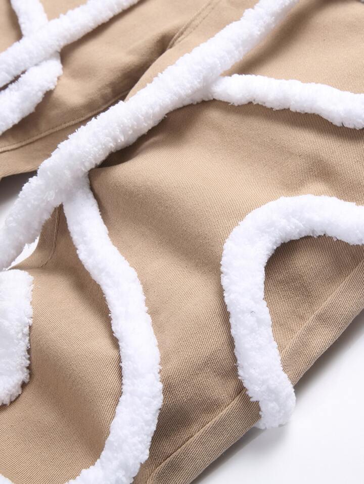 Fuzzy Rope Twist Jeans