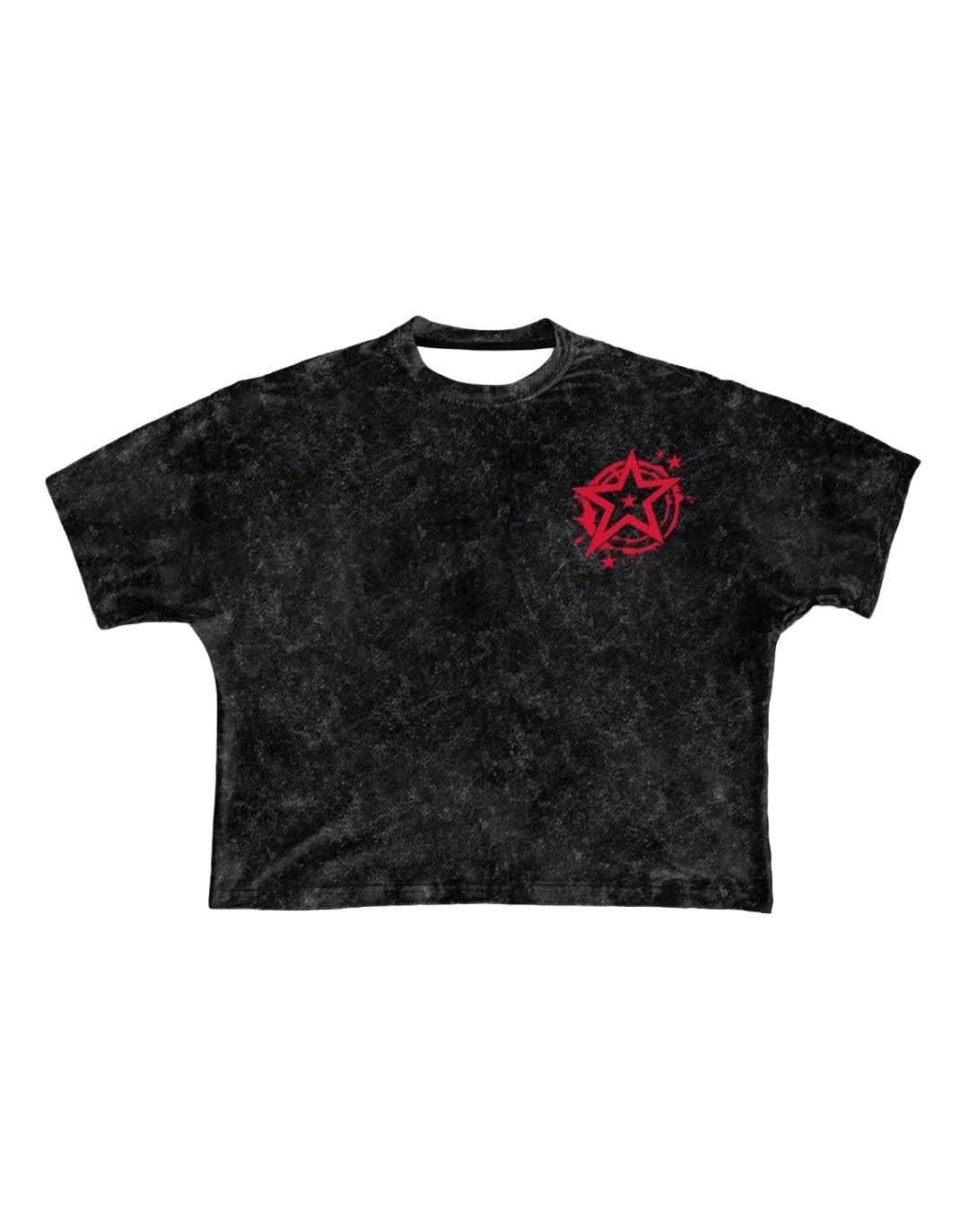 Manfinity Men's World Hero Cropped T-Shirt [OVERSIZED]
