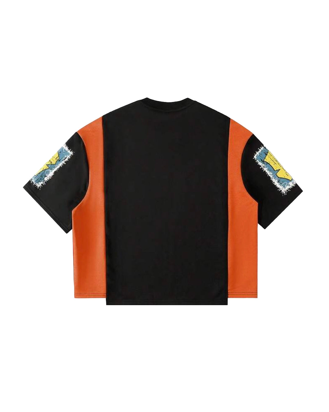 ROMWE Men's All Things Grow Patchwork T-Shirt [OVERSIZED]
