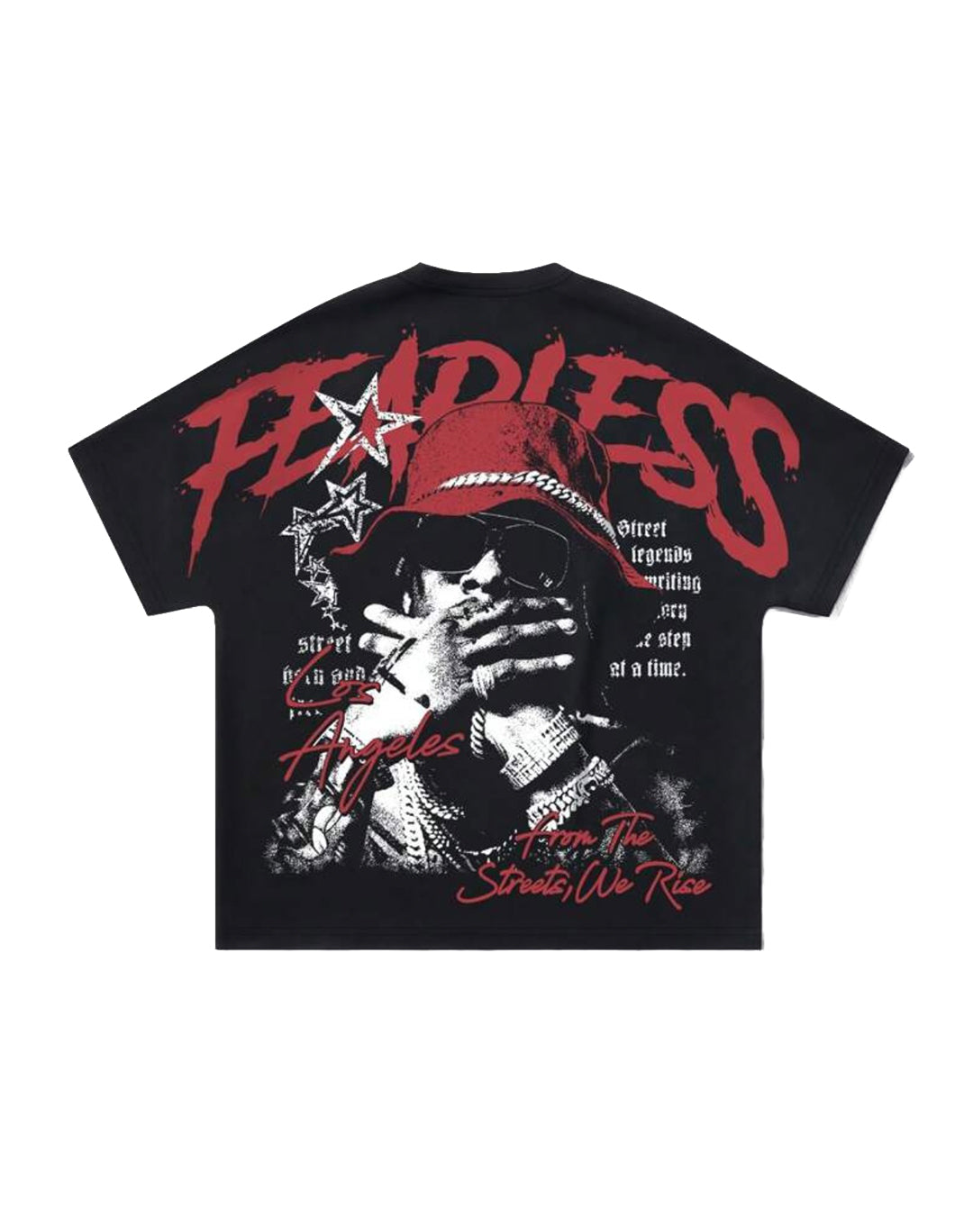 ROMWE Men's Fearless T-Shirt [OVERSIZED]
