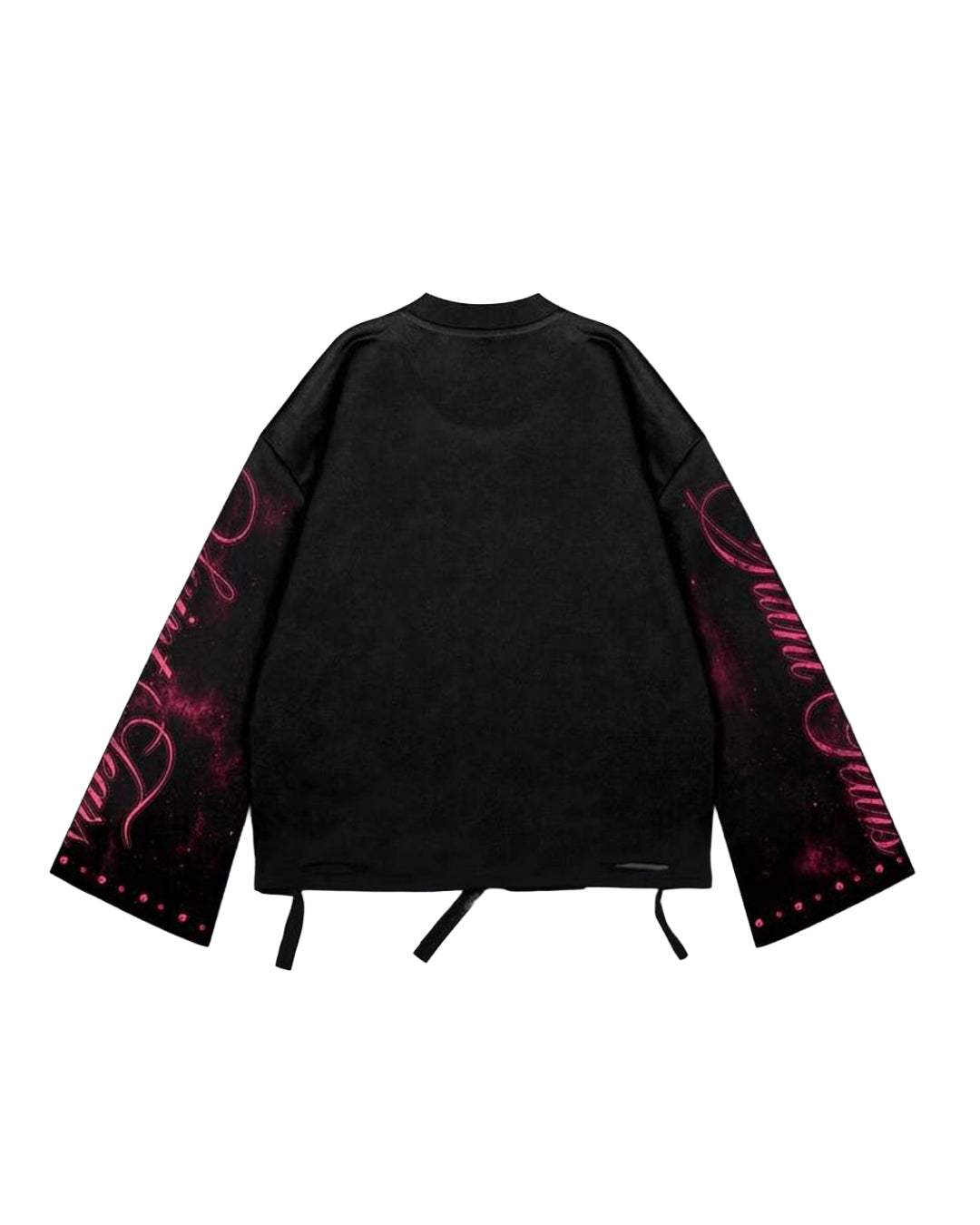 ROMWE Men's Saint Tears Distressed Long Sleeve T-Shirt [OVERSIZED]