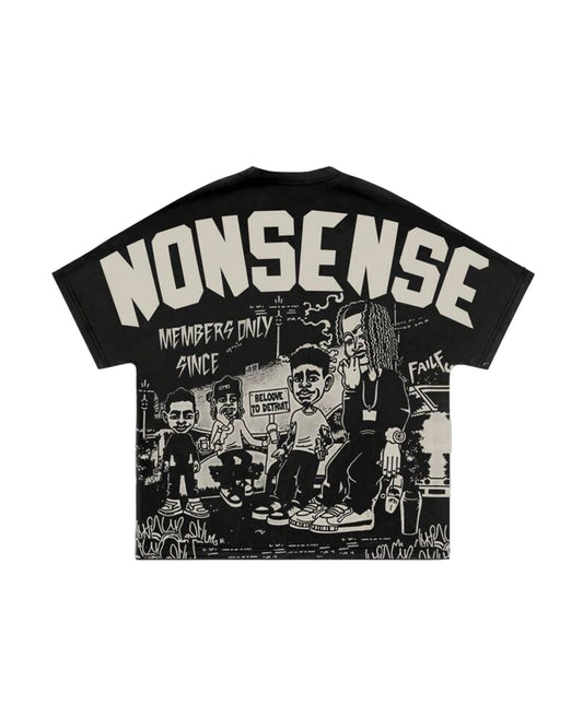 ROMWE Men's Nonsense T-Shirt [OVERSIZED]