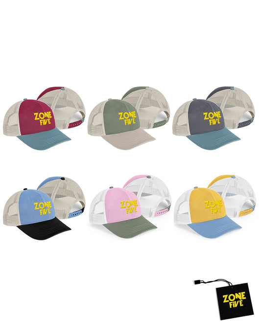 Tri-Color Trucker Cap