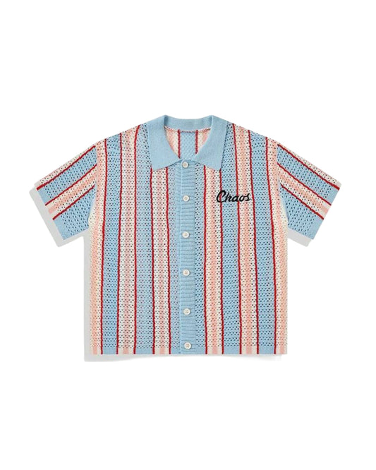 ROMWE Men's Chaos Knit Shirt [OVERSIZED]