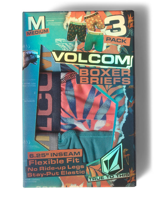 Volcom Men's 3pk Boxer Briefs